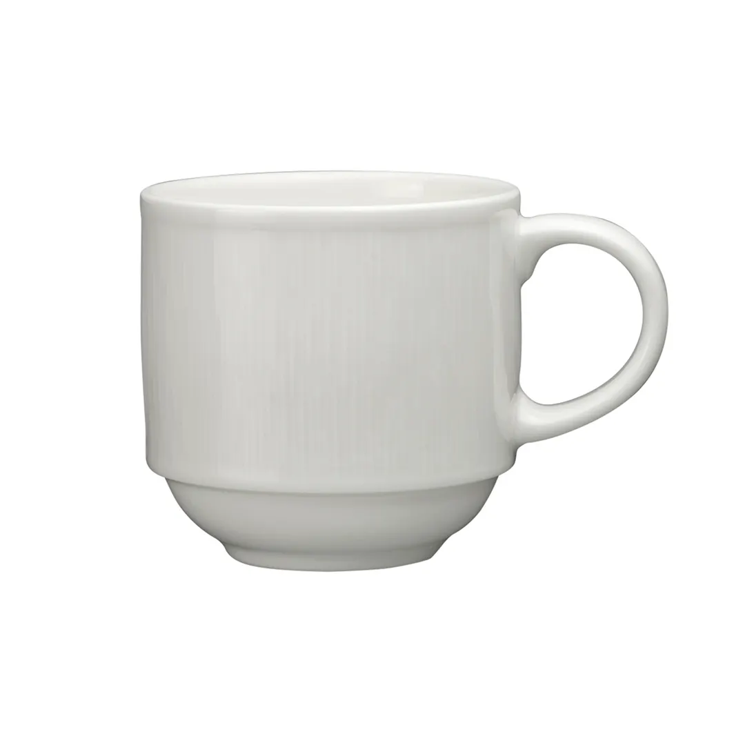 Steelite 62104ST1041 - Stack Mug, 12.5 Oz 5.0" x 3.5" Bloom Porcelain, Oven Safe 500°F - 36/Case