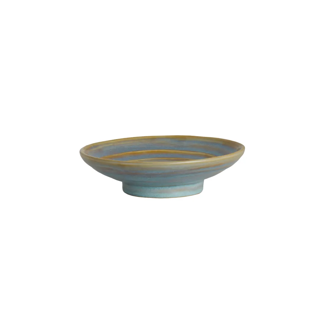 Steelite 6211FA007 - Footed Round Bowl, 7" Diameter, 16 Oz Capacity, Porcelain, Azores - 1 Dozen