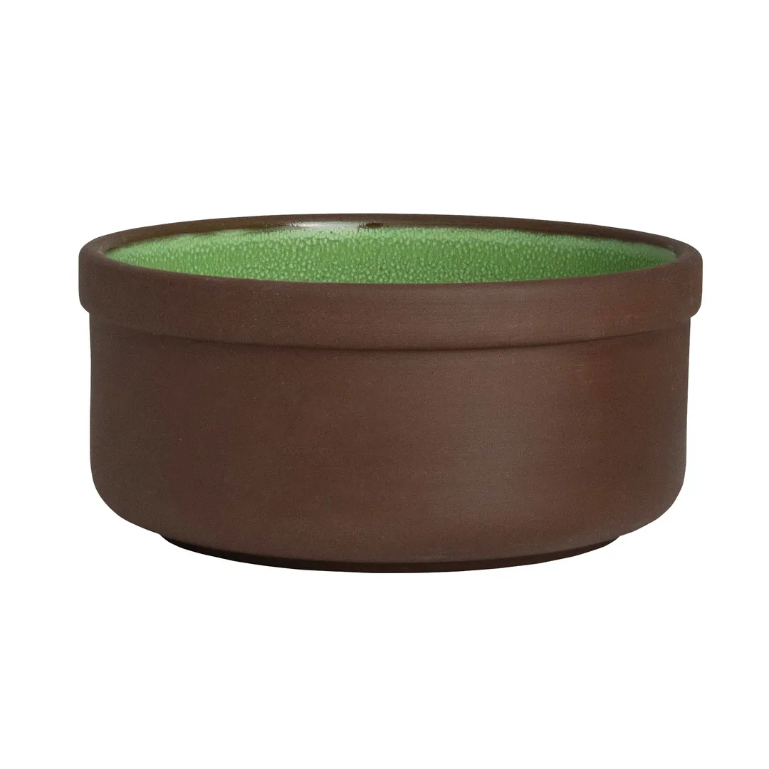Steelite 6213RT005 - 12.5 oz Terracotta Stoneware Bowl 4.75"x2.13" Oven Safe 425°F - 1 Dozen
