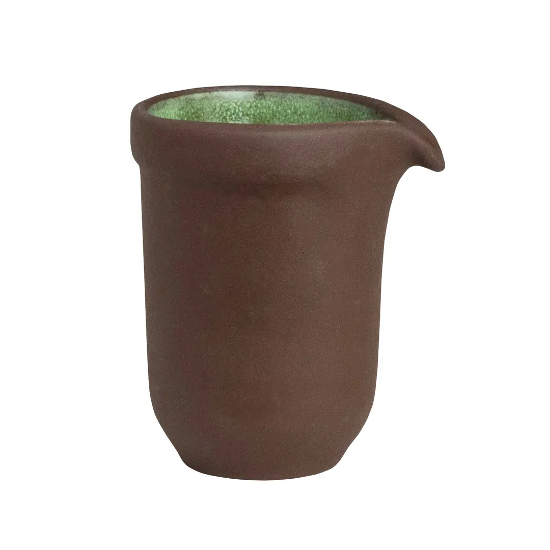 Steelite 6213RT007 - 1.5 oz Terracotta Pourer, 2.375" x 2.5" Porcelain, Safe to 425°F - 1 Dozen