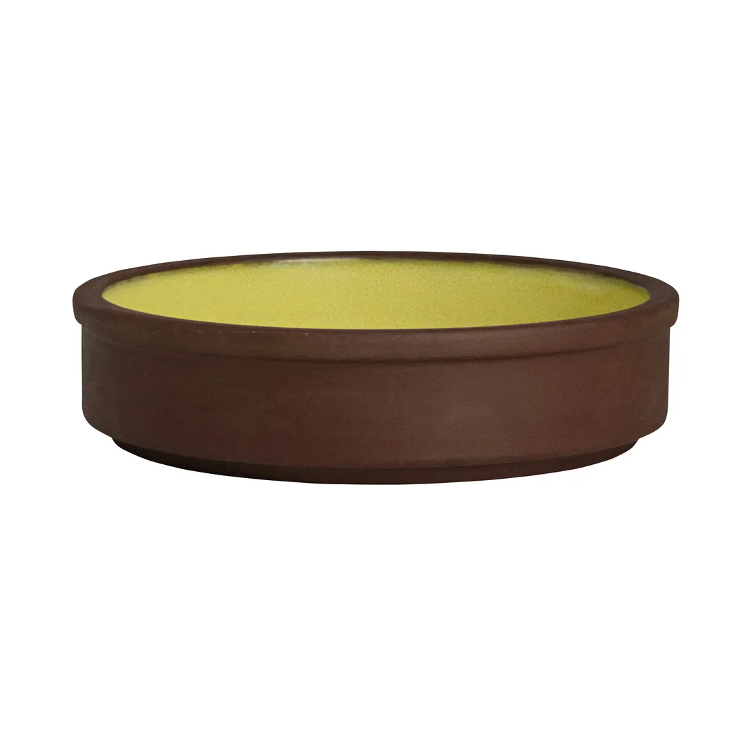 Steelite 6214RT013 - 5" Round Stoneware Bowl, 5 oz Spice Saffron Glaze, Oven Safe to 425°F - 1 Dozen