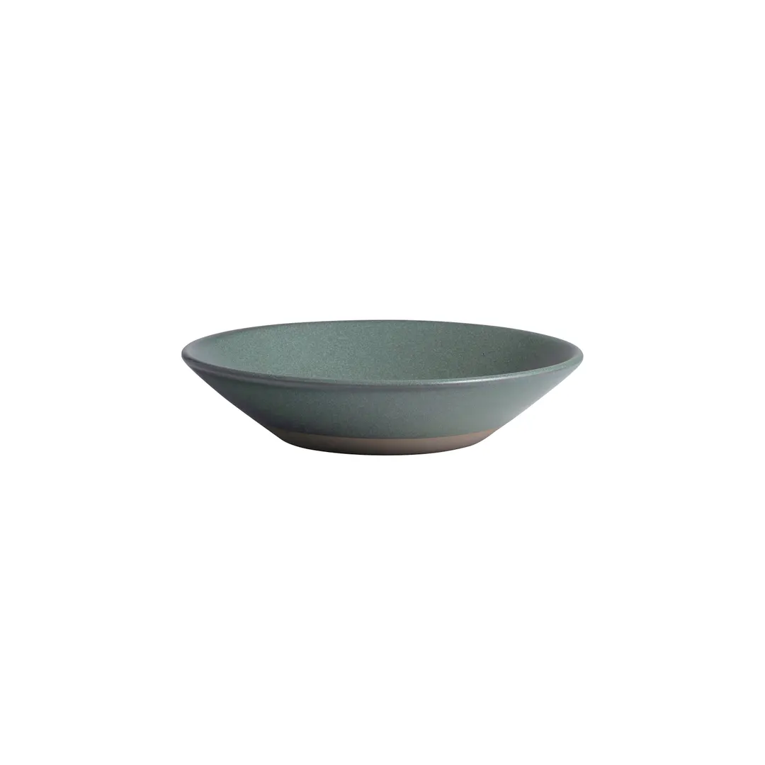 Steelite 6218RT026 - 20 oz Carnaby Teal Stoneware Bowl, 7.75" x 1.63" Oven Safe to 425°F - 24/Case