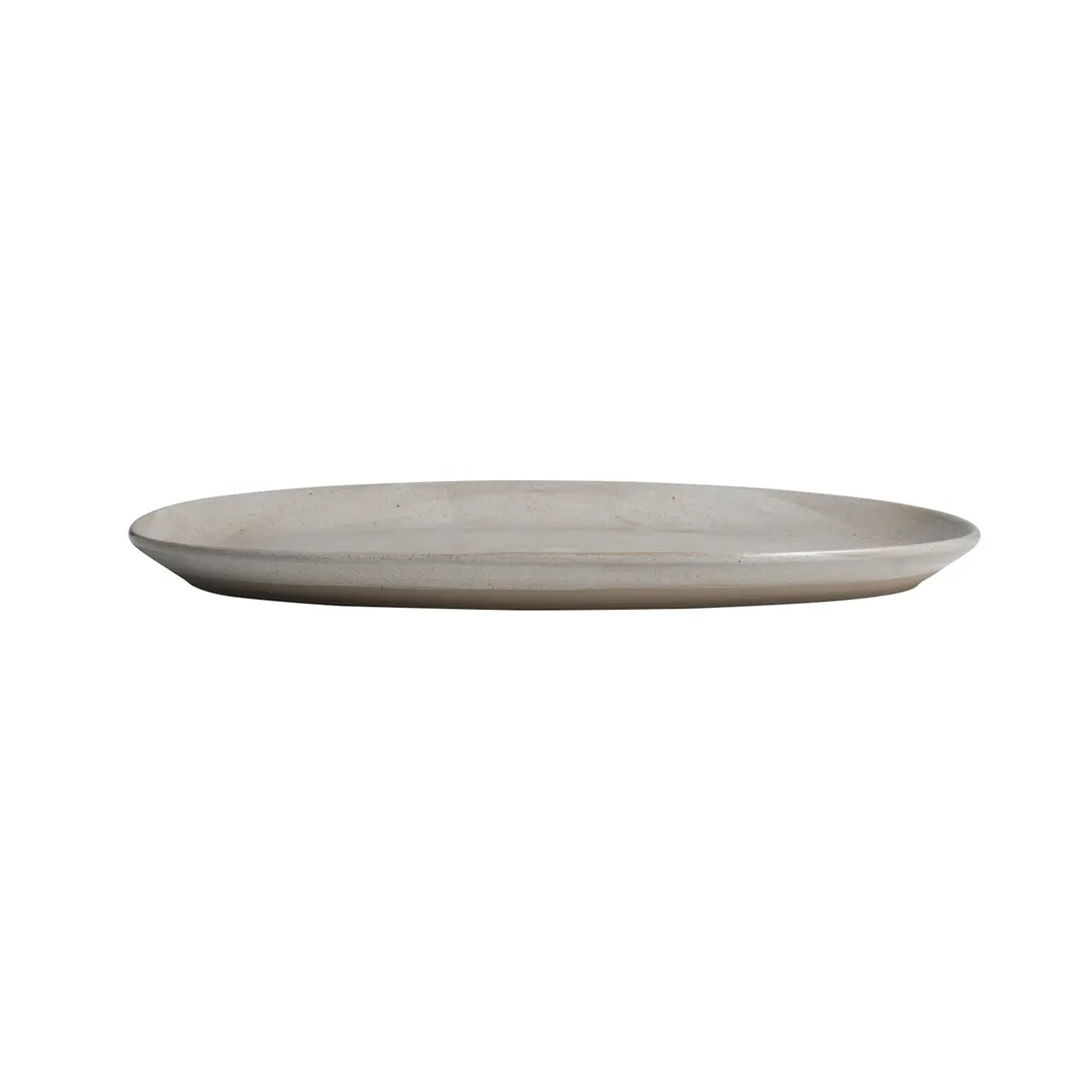 Steelite 6219RT023 - Oval Platter, 11" x 5.5" x 0.875", Carnaby Dove, Oven Safe 425°F - 24/Case