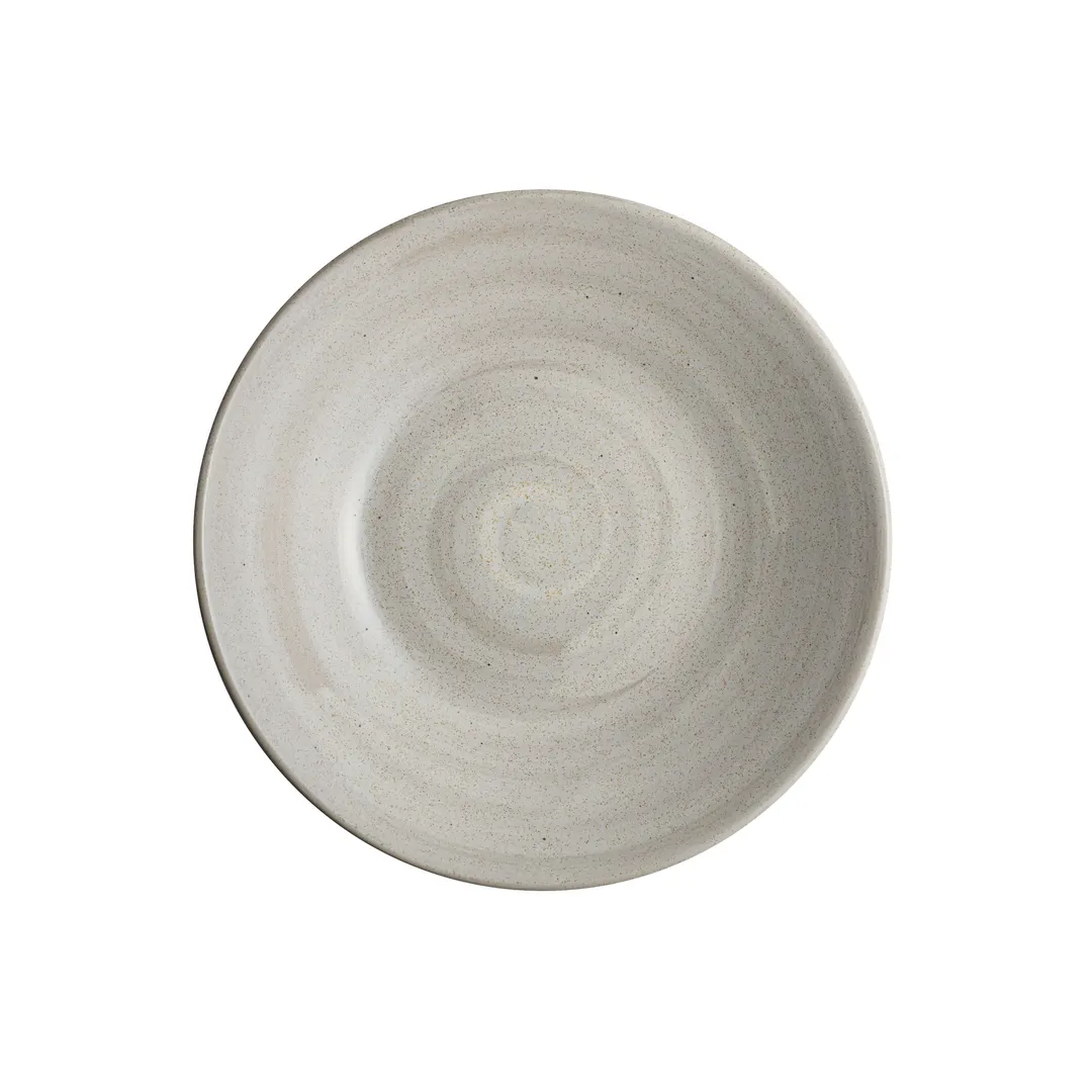Steelite 6219RT026 - 20-Oz Stoneware Bowl, 7.75" x 1.625" H, Carnaby Dove, Oven Safe 425°F - 24/Case