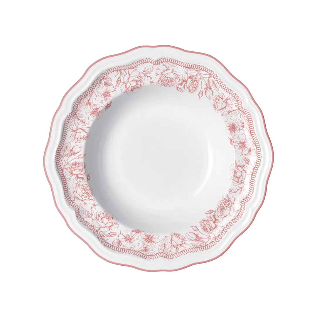 Steelite 62527FP814 - 9.75" Round Porcelain Soup Bowl, 15 oz Capacity - 1 Dozen