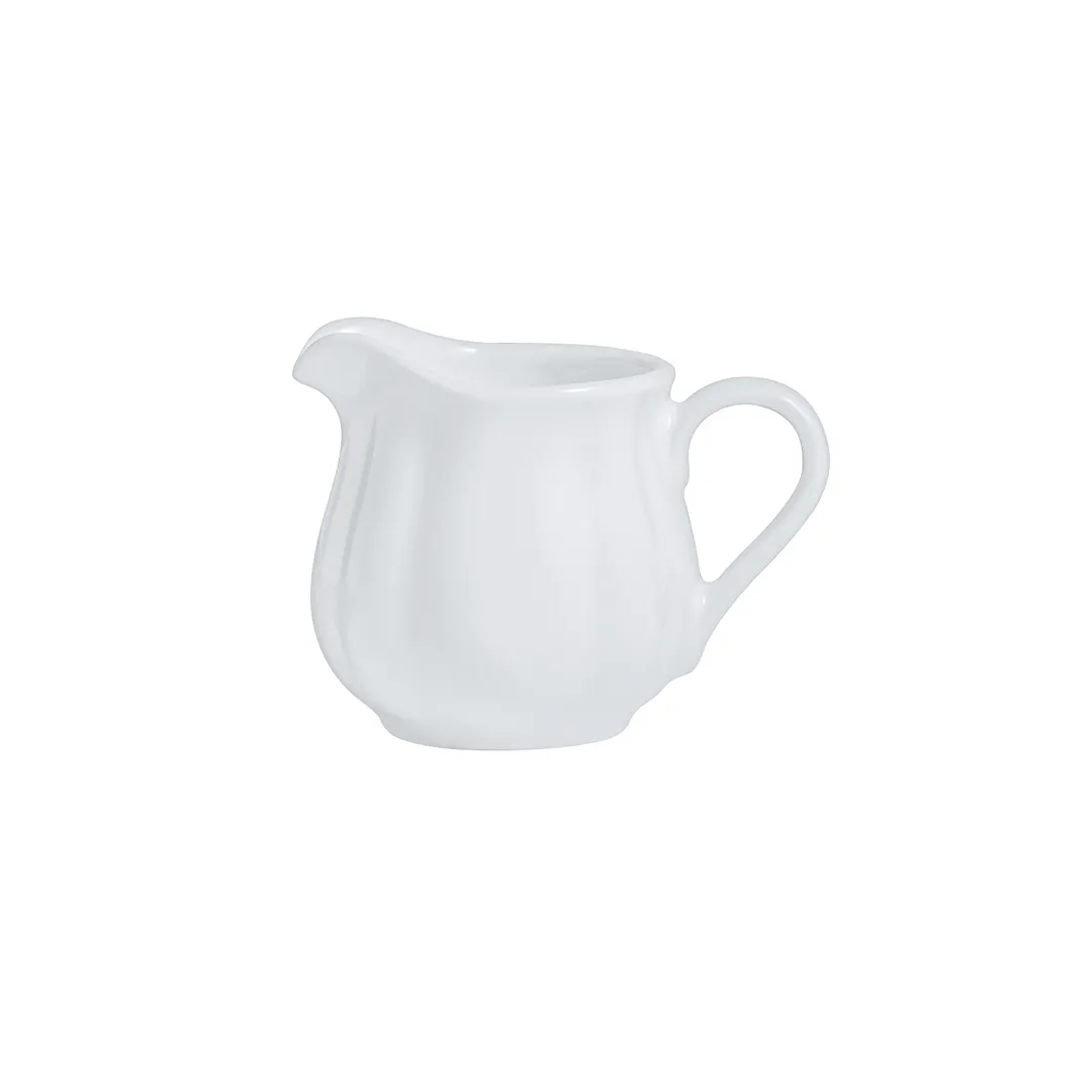Steelite 6252FP824 Handled Creamer Pitcher, 5 oz 3.875"×2.875"×3.0" Porcelain Folio - 1 Dozen