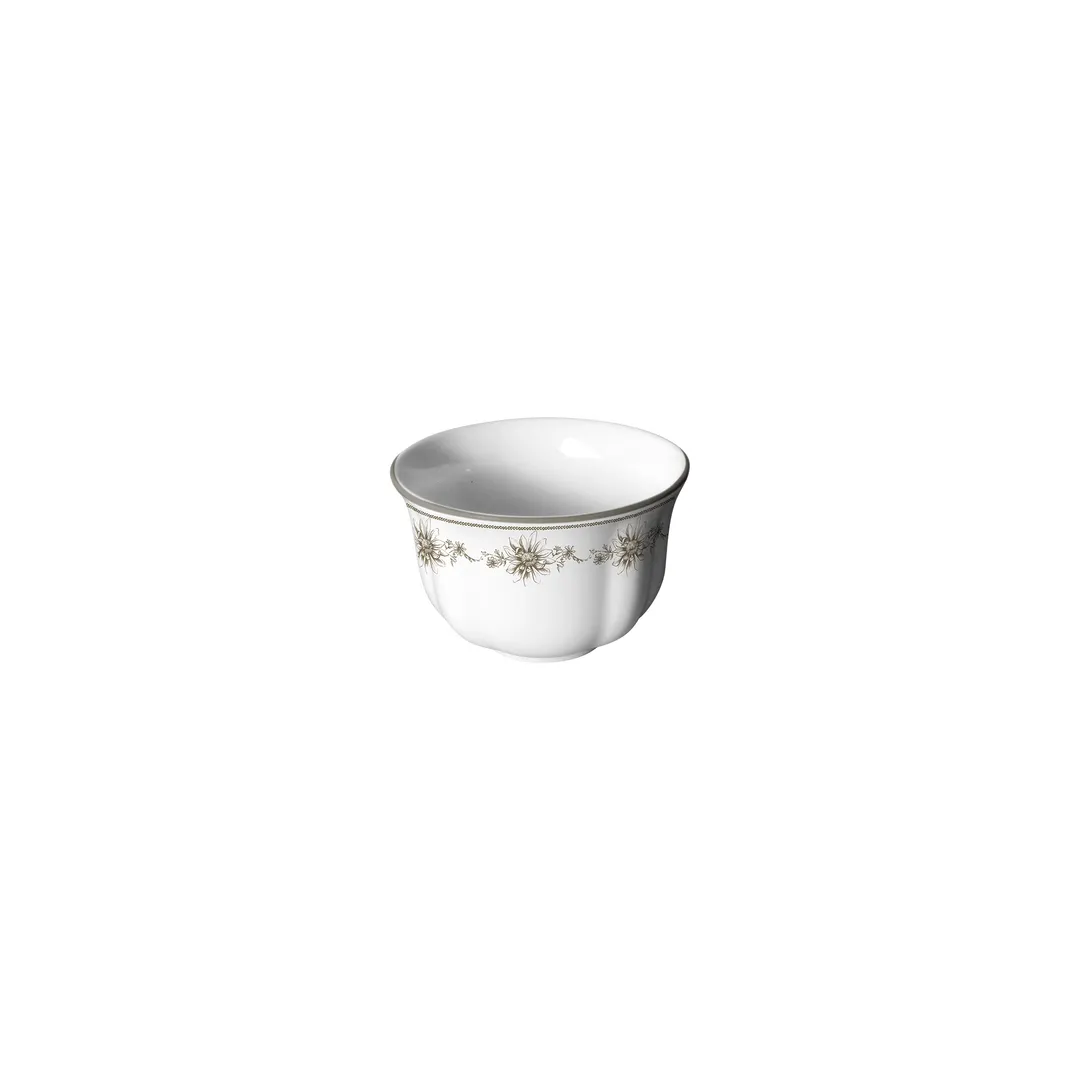 Steelite 62531FP819 - 8 Oz Porcelain Bouillon Cup, Giselle Slate, 3.987" x 2.5" - 1 Dozen