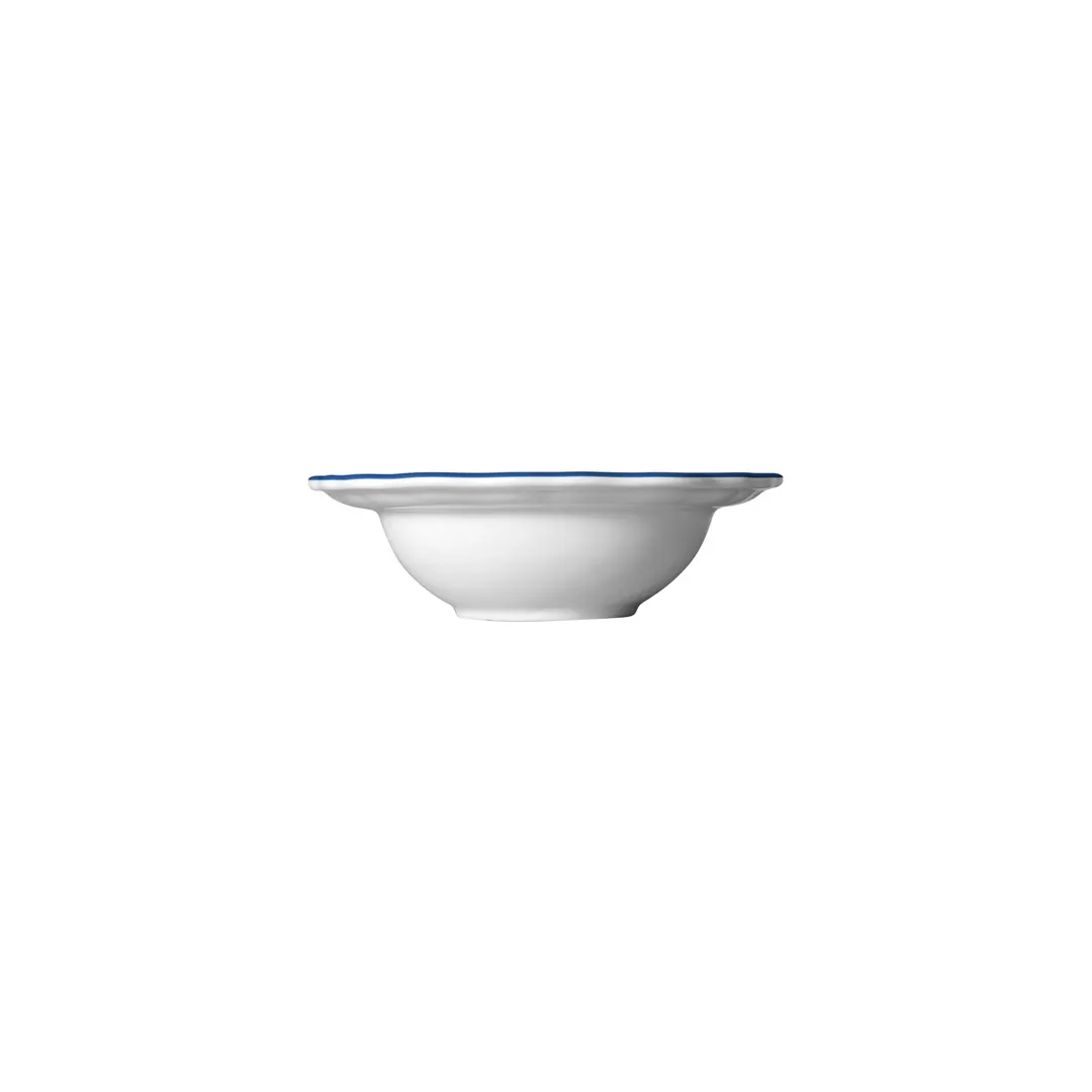 Steelite 62538FP816 - Rim Fruit Dish 5.0 Oz, 5.5" x 1.75" Porcelain Bowl Marisa Blue Folio - 1 Dozen
