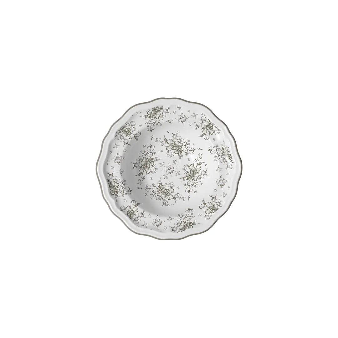 Steelite 62541FP816 - Rim Fruit Dish Bowl, 5.0 oz, 5.5" x 1.75" Porcelain, Liliana Slate, 1 Dozen