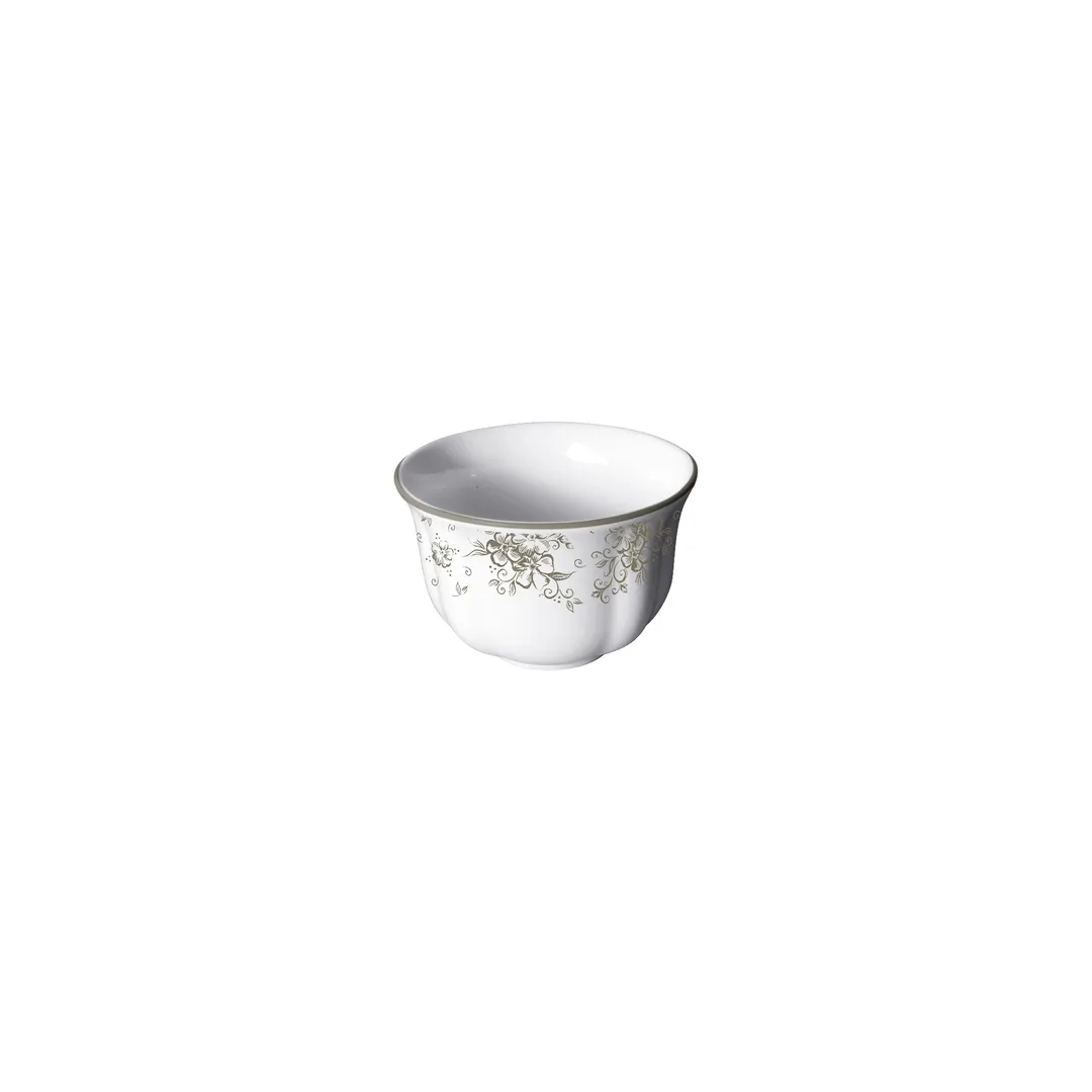 Steelite 62555FP819 - 8 Oz Porcelain Bouillon Cup, Camille Slate, Round, 3.987" x 2.5" - 1 Dozen