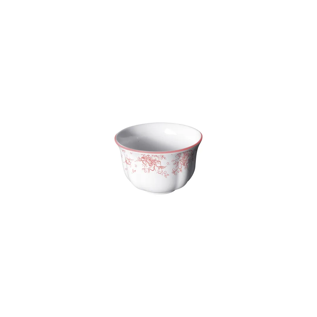 Steelite 62556FP819 - 8 oz Round Porcelain Bouillon Cup, 3.987" x 2.5", Adelina Rose Folio - 1 Dozen