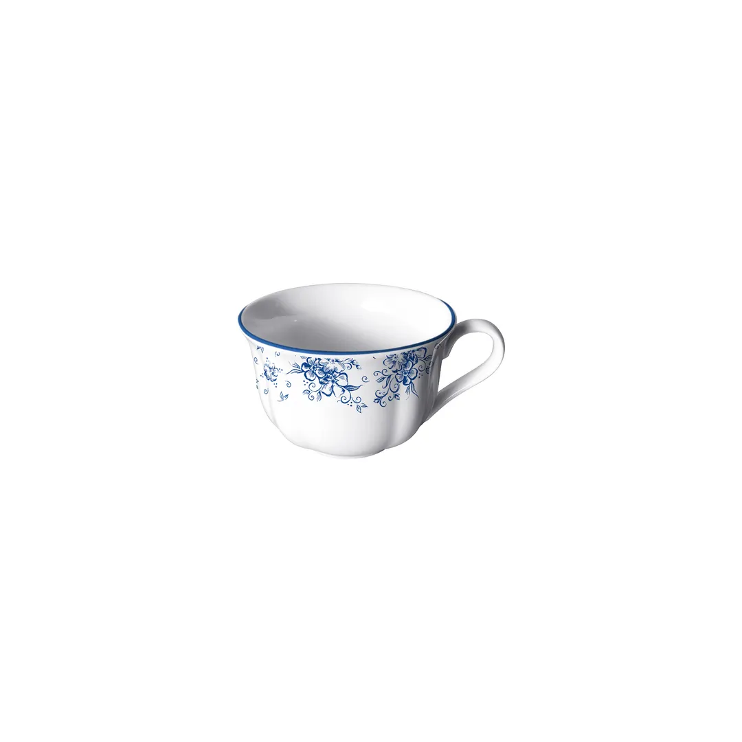 Steelite 62557FP820 - 8 Oz Porcelain Coffee Cup, 4.75" x 3.99" x 2.5", Camille Blue, - 1 Dozen
