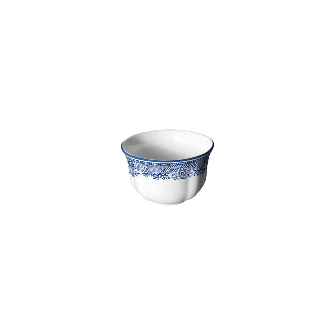 Steelite 62565FP819 - 8 Oz Bouillon Cup, Porcelain, Willow Rim Blue, 3.987" x 2.5", - 1 Dozen