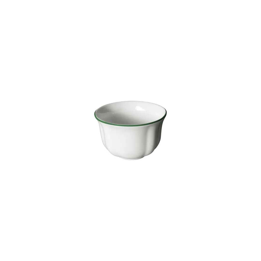 Steelite 62571FP819 - Green Line Folio Round Porcelain Bouillon Cup, 8 oz, 3.987" x 2.5" - 1 Dozen