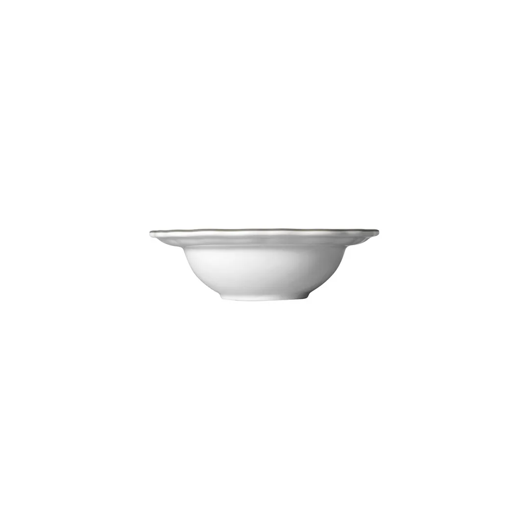 Steelite 62577FP816 - Rim Fruit Dish 5.5" x 1.75" Porcelain Bowl Adelina DoubleLineSlate Folio 1 Dozen