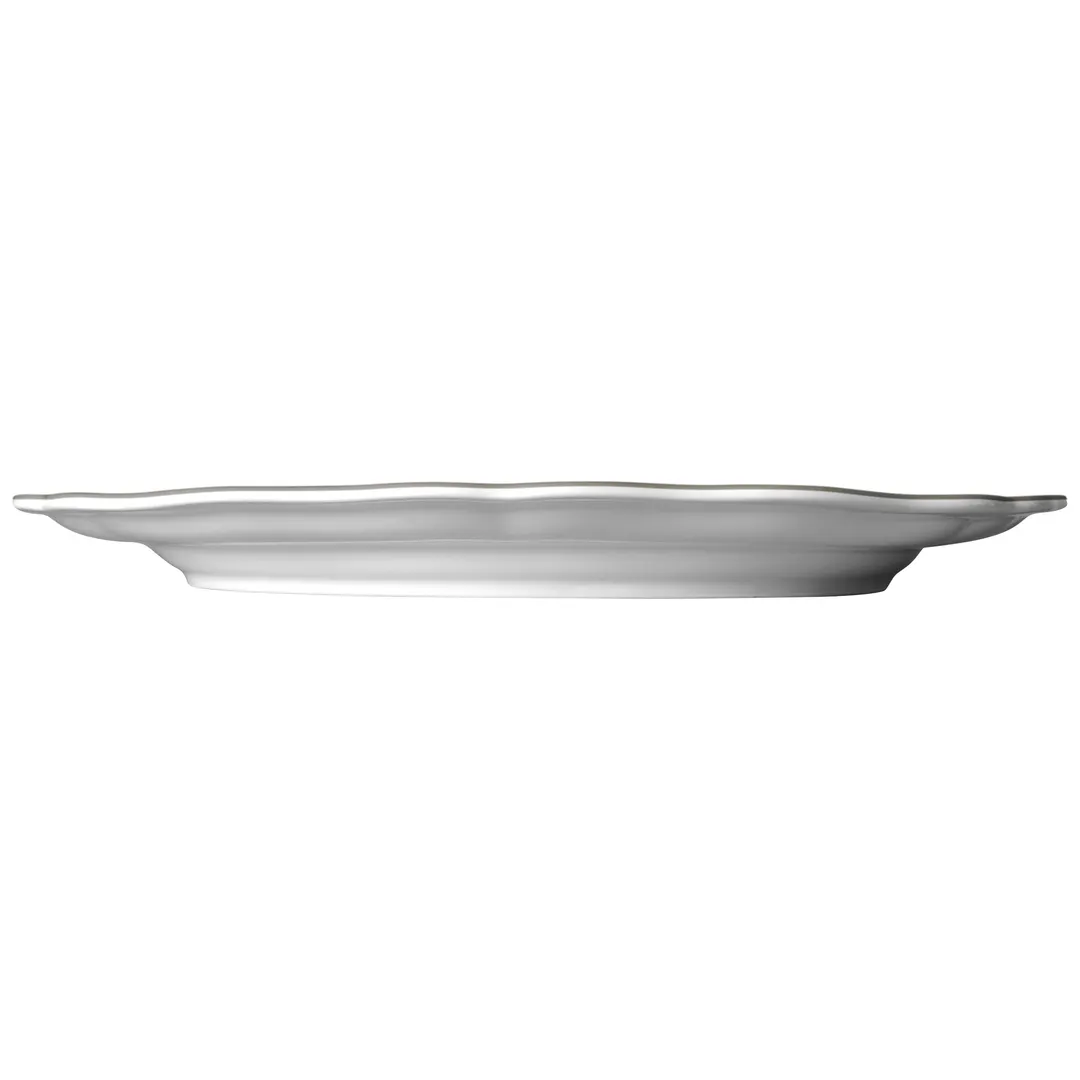 Steelite 62577FP817 - Oval Porcelain Platter, Adelina Slate, 13" x 10.5" x 1", - 1 Dozen