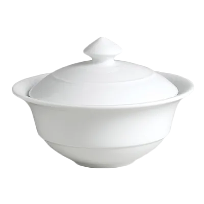 Steelite 6300P043 - Porcelain Bowl 19 oz (6.6" x 2.8"), Oven Safe 465°F, Functional Design - 1 Dozen