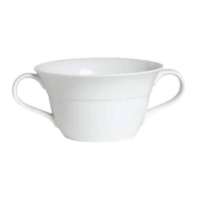 Steelite 6300P064 - Soup Cup 10 oz (6.25" x 2.5"), Round Porcelain Aura, Oven Safe 465°F - 24/Case