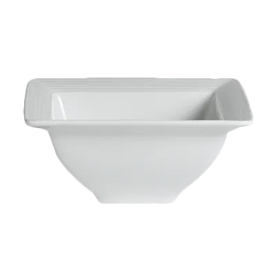 Steelite 6300P088 - Square Fruit Bowl, 9 oz (5" x 5" x 2.25"), Porcelain, Oven Safe 465°F - 24/Case