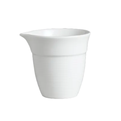 Steelite 6300P149 - NoHandle Porcelain Creamer Pitcher, 5 oz, 3.25" x 2.88" Aura Oven‑Safe - 24/Case