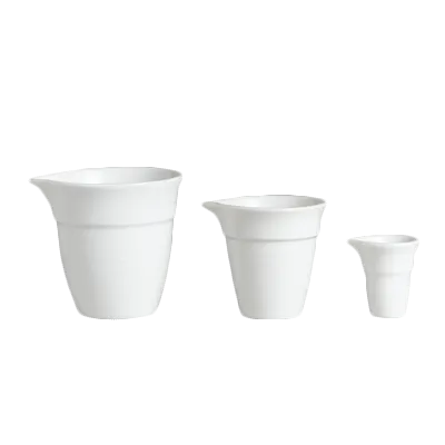Steelite 6300P150 - Porcelain Unhandled Creamer Pitcher 2.0 Oz (2.5" x 2.38"), Oven Safe - 24/Case