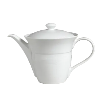 Steelite 6300P153 Covered Porcelain Teapot, 15 oz (8.25" x 5.25"), Aura, Oven Safe to 465°F - 6/Case