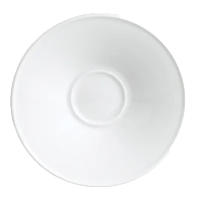 Steelite 6300P183 - 6.5" Round Porcelain Saucer in Aura, Oven Safe to 465°F, Modern Design - 24/Case