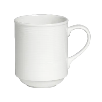 Steelite 6300P193 - Stacking Mug, 10.25 oz, 4.5" x 3.875" Porcelain, Oven Safe 465°F/239°C - 24/Case
