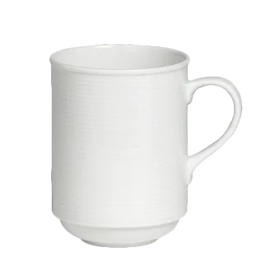 Steelite 6300P194 - Porcelain China Mug, 15.25 oz 4.6" x 4.5", Oven Safe 465°F, Stackable - 24/Case