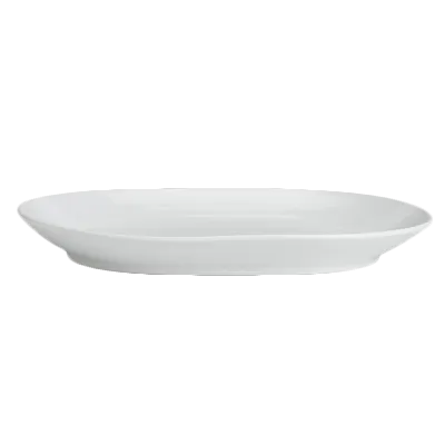 Steelite 6300P311 Oval Platter, 14.75" x 11.25", Aura Porcelain, Oven Safe to 465°F/239°C - 6/Case