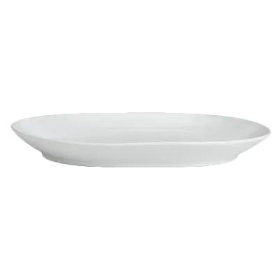 Steelite 6300P312 Oval Platter, 12.5" X 9.5" Aura Porcelain, Oven Safe to 465°F - 1 Dozen