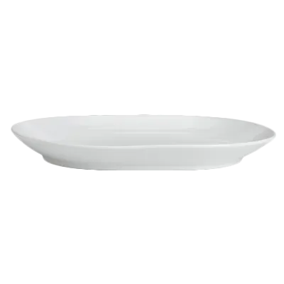 Steelite 6300P315 - Oval Platter, 6.25" x 4.625" Aura Porcelain, Oven Safe to 465°F - 36/Case