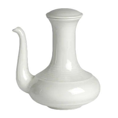 Steelite 6300P389 - Lid for Soy Sauce/Vinegar Pot, Porcelain, Oven Safe to 465°F/239°C - 24/Case