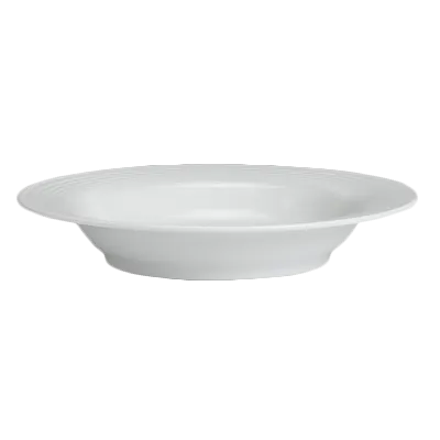 Steelite 6305P667 - Round Porcelain Soup Bowl, 9" Diameter, 11.75 oz, Oven Safe to 465°F - 24/Case