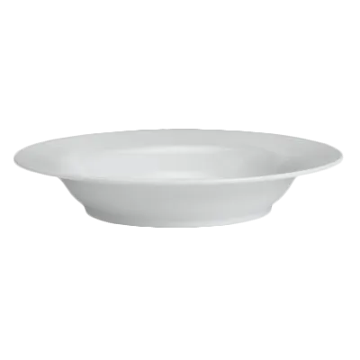 Steelite 6305P668 - Round Porcelain Pasta Bowl 10.25" x 1.75", 16 oz, Oven Safe 465°F, Soft Embossed - 1 Dozen