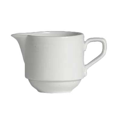 Steelite 6305P682 Creamer Pitcher 3 Oz (3.75" x 2.25"), Porcelain, Oven Safe 465°F, Handle - 24/Case