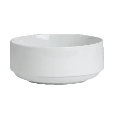 Steelite 6306P764 - Round Porcelain Salad Bowl, 5.75" x 2.38", 21 Oz, Oven Safe to 465°F - 24/Case