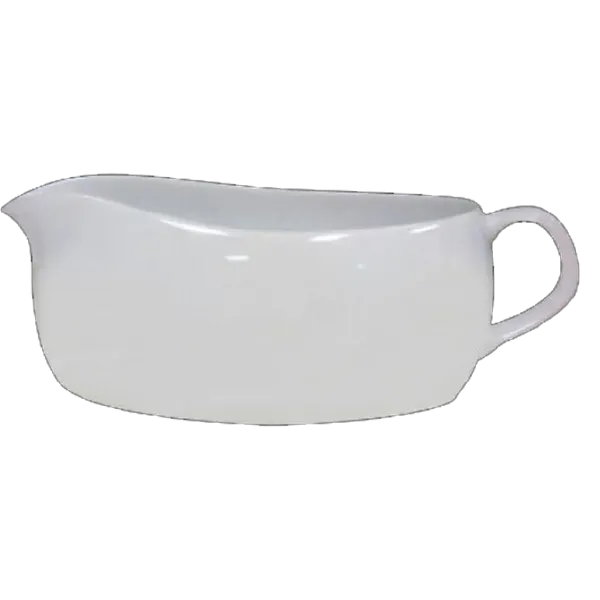 Steelite 6306P769 - 11.5‑oz Porcelain Sauce Boat, 6.625"×3.125"×2.375", Oven Safe to 465°F - 24/Case