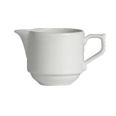Steelite 6306P782 - Porcelain Creamer Pitcher 3.0 Oz 3.75" x 2.25" Oven Safe to 465°F - 24/Case