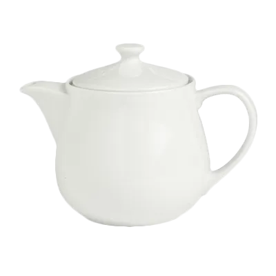 Steelite 6306P787 – 16 oz Porcelain Coffee Pot with Lid, 6.125" x 4.375", Oven‑Safe to 465°F-6/Case