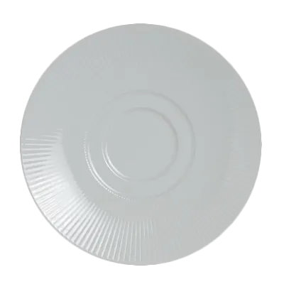 Steelite 6314P1033 - 7" Round Porcelain Saucer, Oven Safe to 465°F/239°C - 24/Case