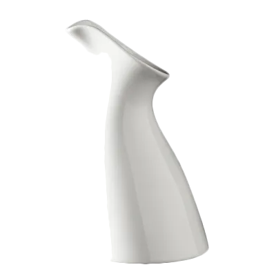 Steelite 6321P1317 Creamer Pitcher, 4.5 oz, 3.25"×2.625"×4.87" Porcelain NoHandle, Safe - 1 Dozen