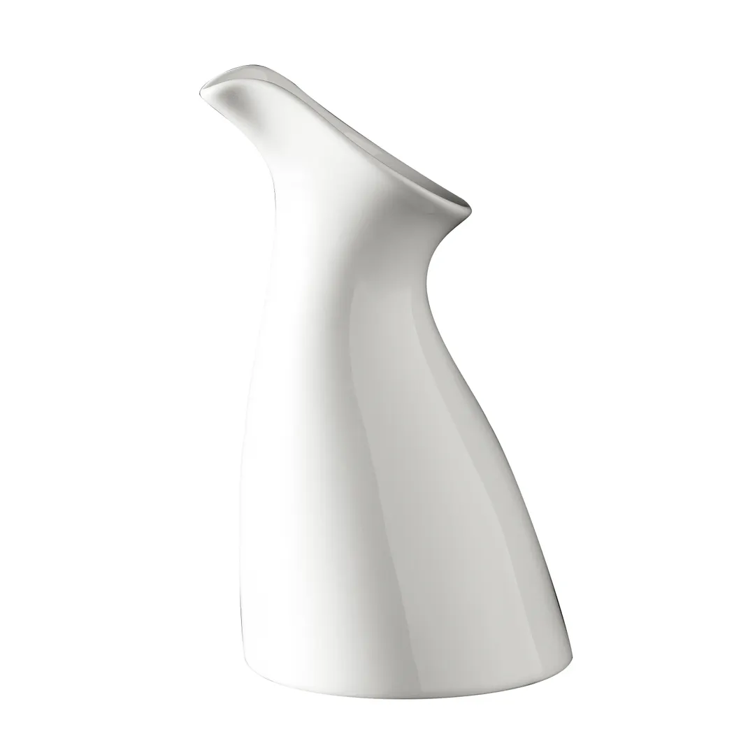 Steelite 6321P1321 Creamer Pitcher, 26 oz Porcelain Jug, 5.125" x 4.75" x 8.25", No Handle - 1 Dozen