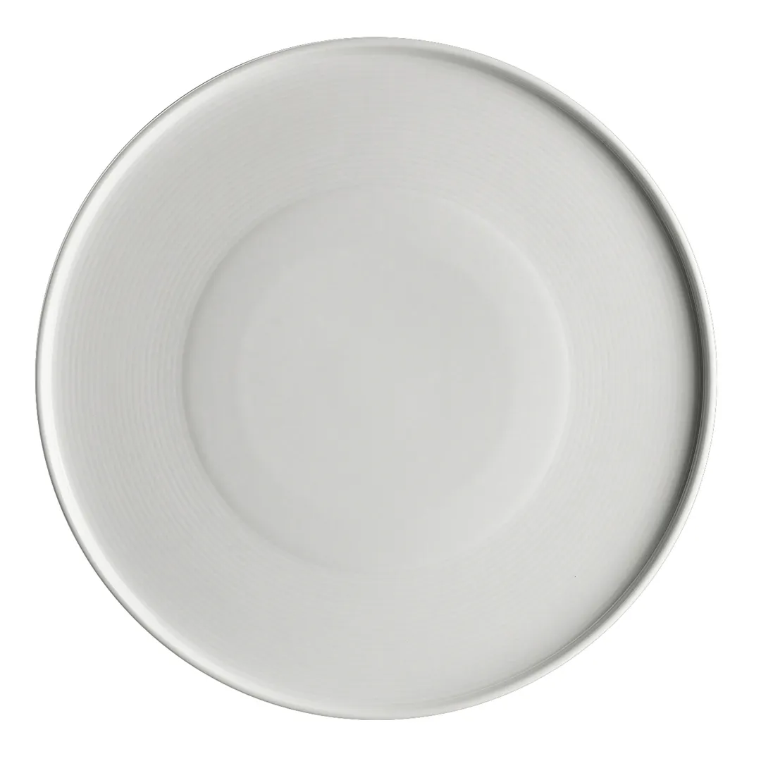 Steelite 6327P853 - 11.25" Round Porcelain Platter, Coupe Rim, Oven Safe to 465°F - 6/Case