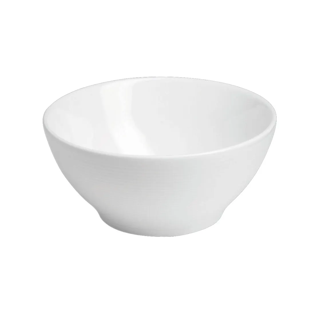 Steelite 6350MP19 - 11 oz Porcelain Bowl, 4.75" x 2.25" Finish, Oven Safe to 425°F - 24/Case