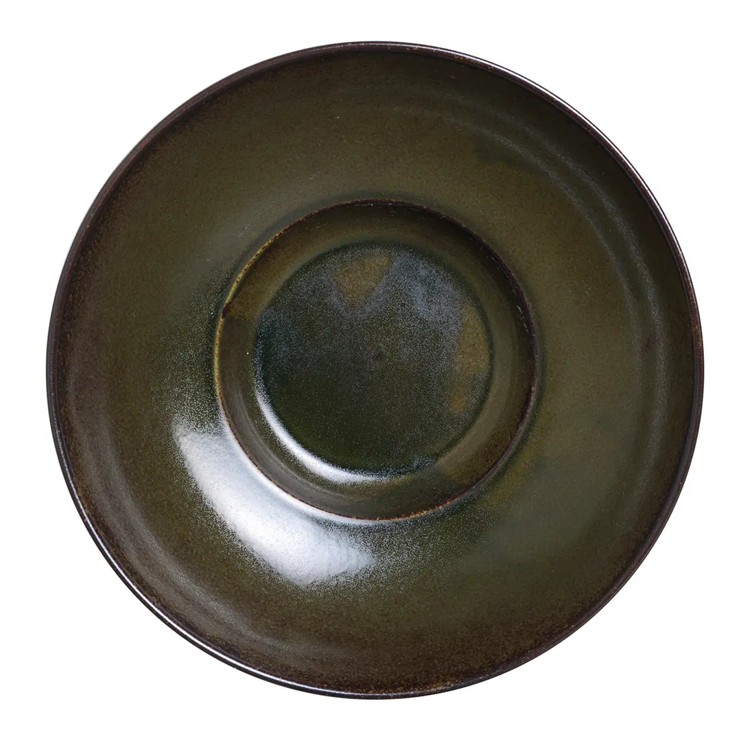 Steelite 6413MY013 Rimmed Coupe Bowl, 6.5" x 2.0" Round Porcelain, Slate Finish, 15 oz - 1 Dozen