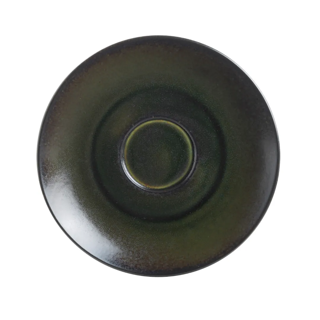 Steelite 6413MY027 Coupe Saucer, 4.5"-4.99" Slate Wabi Sabi Round Porcelain, Rene Ozorio - 1 Dozen