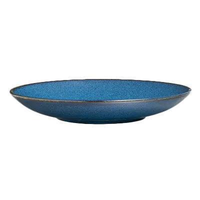 Steelite 6414MY011 Bowl, 24.5 oz (8.25" x 1.63"), Indigo Wabi Sabi Porcelain, Round - 6/Case