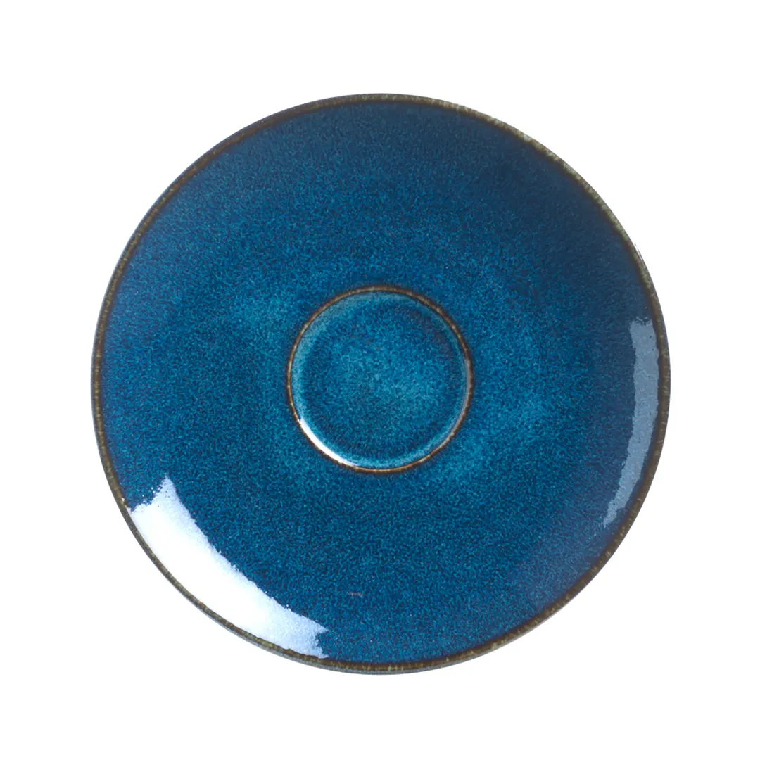 Steelite 6414MY027 Coupe Saucer, Round 4.5"-4.99" Indigo Porcelain Rene Ozorio - 1 Dozen