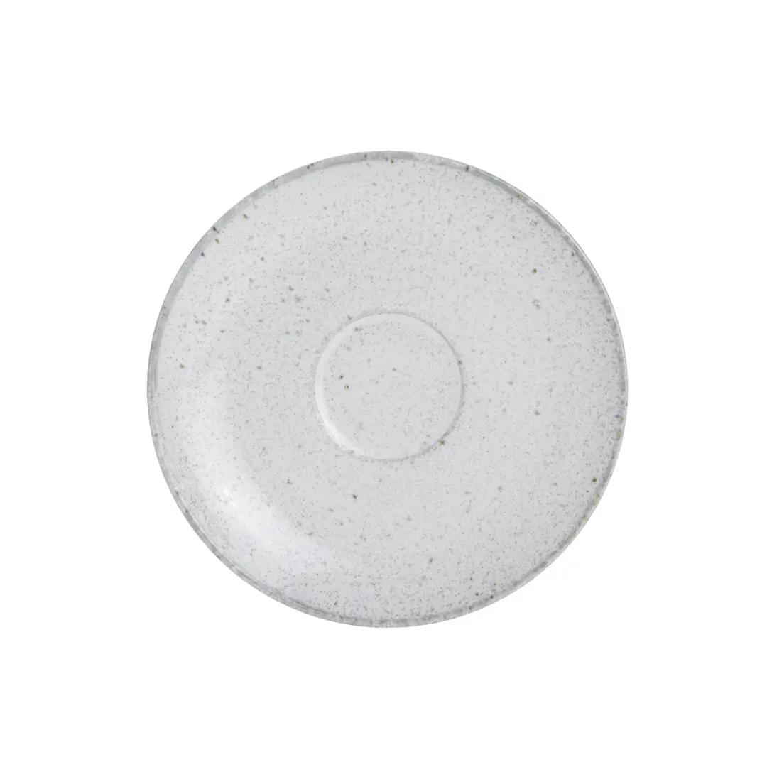 Steelite 6415MY029 Coupe Saucer, 6.0" Round Porcelain, Wabi Sabi Lichen Design Rene Ozorio - 1 Dozen